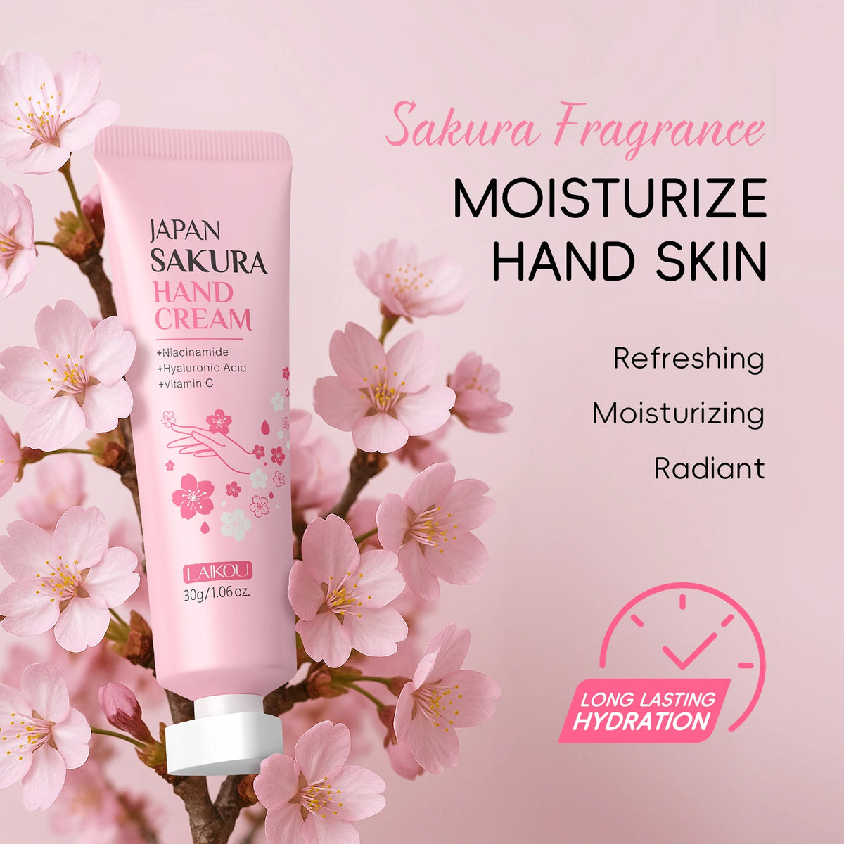 Laikou Japanese Sakura Skin Care Set For Radiant Complexion