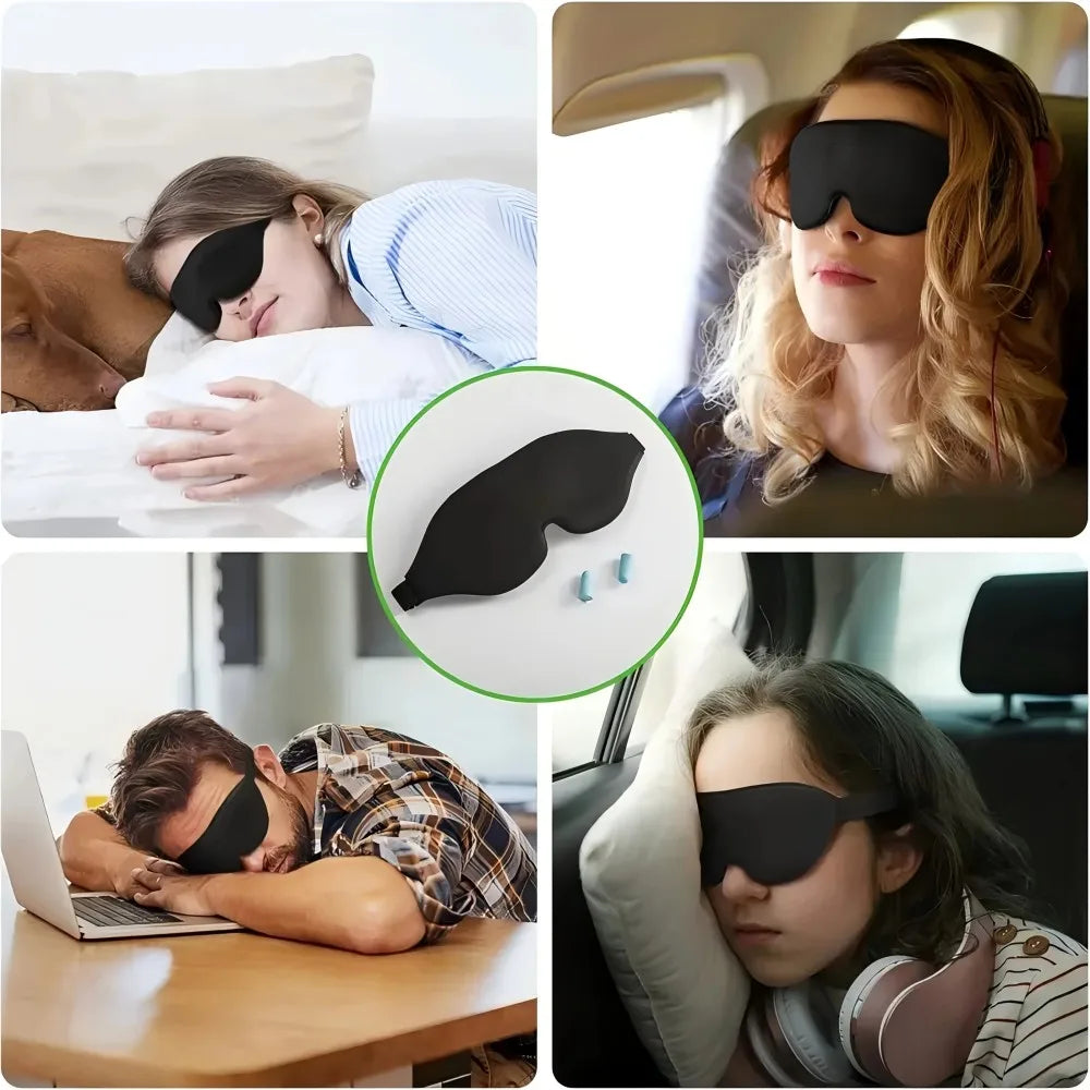 Breathable 3D Memory Foam Sleep Eye Mask For Deep Rest