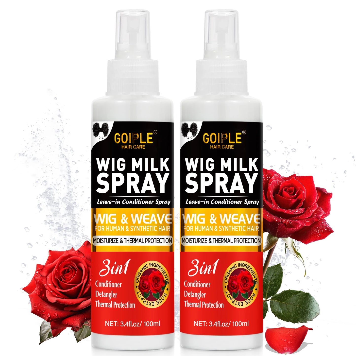 Wig Milk Spray Leave In Conditioner Detangler And Heat Protector