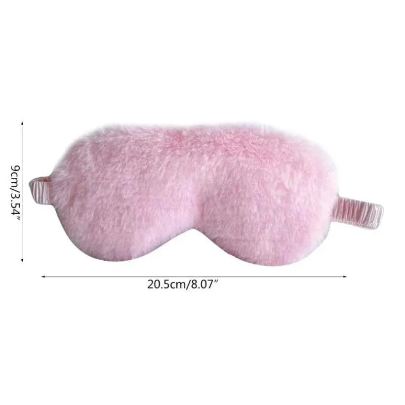 Soft Plush Sleeping Mask Eye Cover For Sleep And Nap