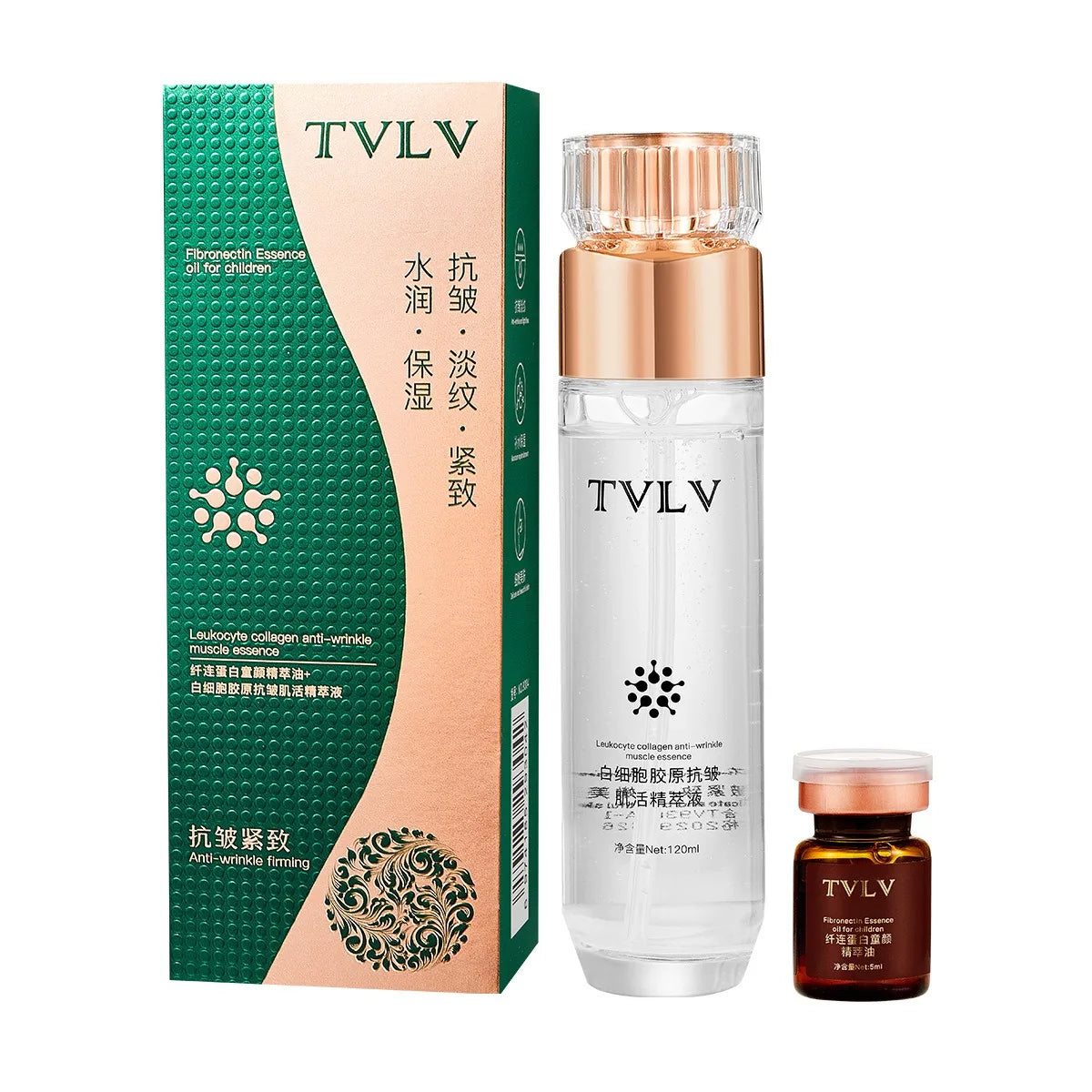Korean Copper Peptides Anti Aging Moisturizing Skin Care Set