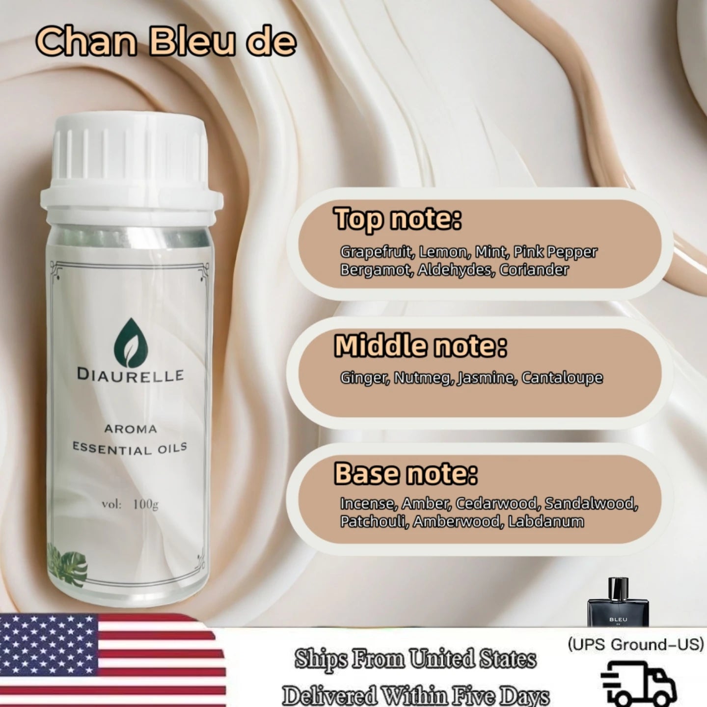Essential Oil Santal 33 Plant Extract Fragrance For Aroma Diffuser