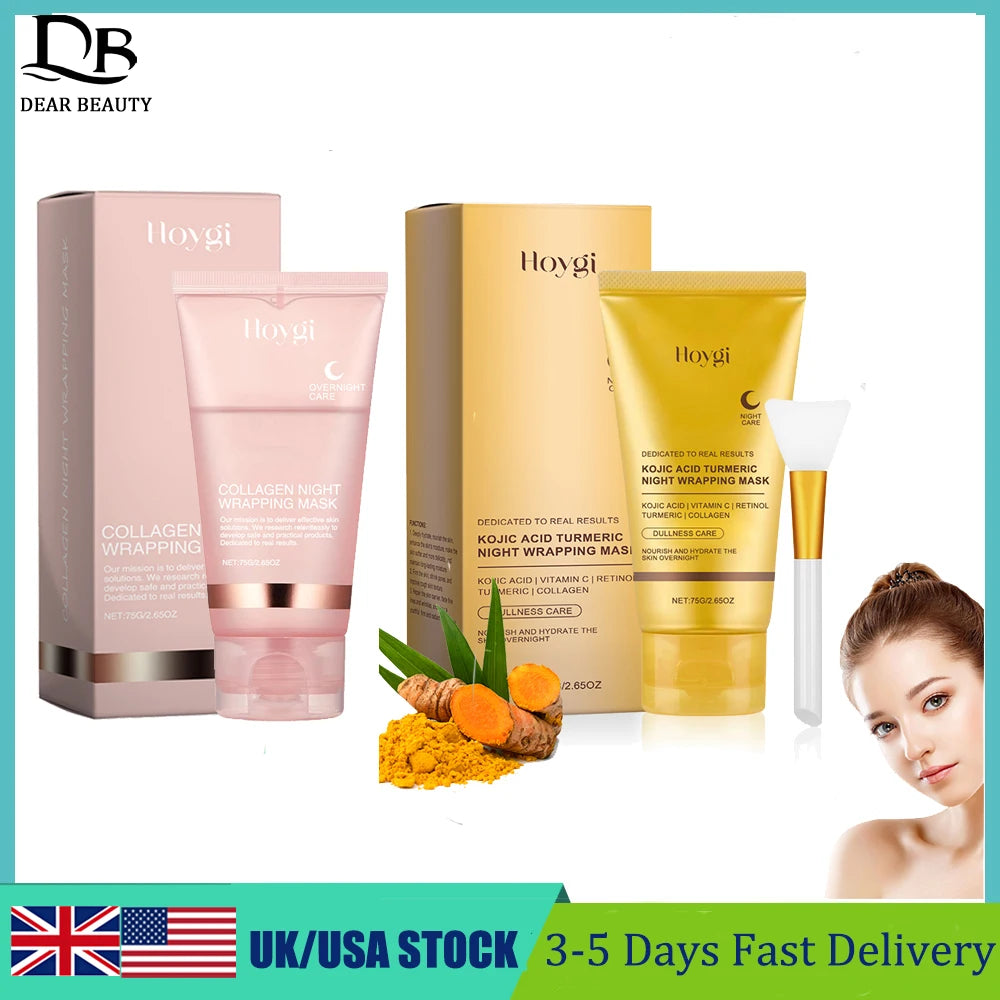 Ms.Dear Kojic Acid Turmeric Overnight Peel Off Brightening Face Mask