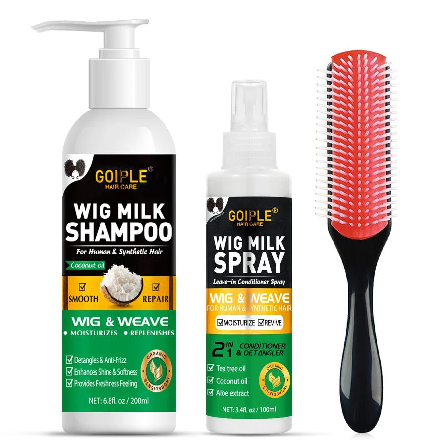 Wig Milk Spray Leave In Conditioner Detangler And Heat Protector