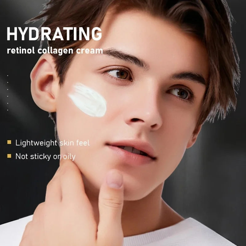 Retinol Collagen Face Cream Vitamin C B5 Anti Aging Moisturizer
