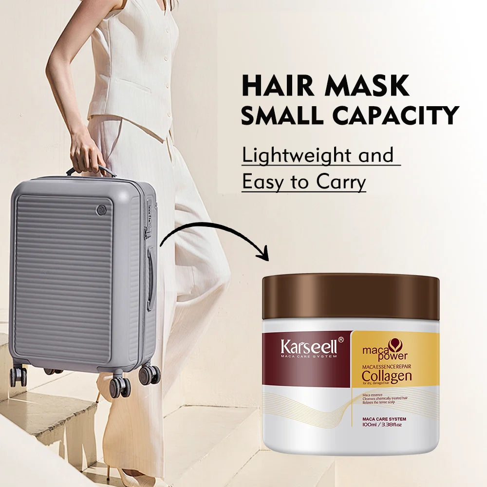 Karseell Collagen Hair Mask Deep Repair With Argan Oil For All Hair Types