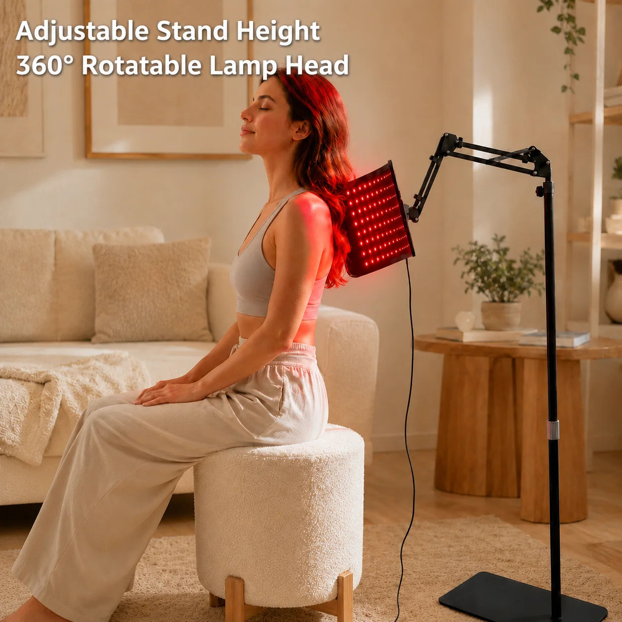 Near Infrared Light Panel For Face And Body With Timer