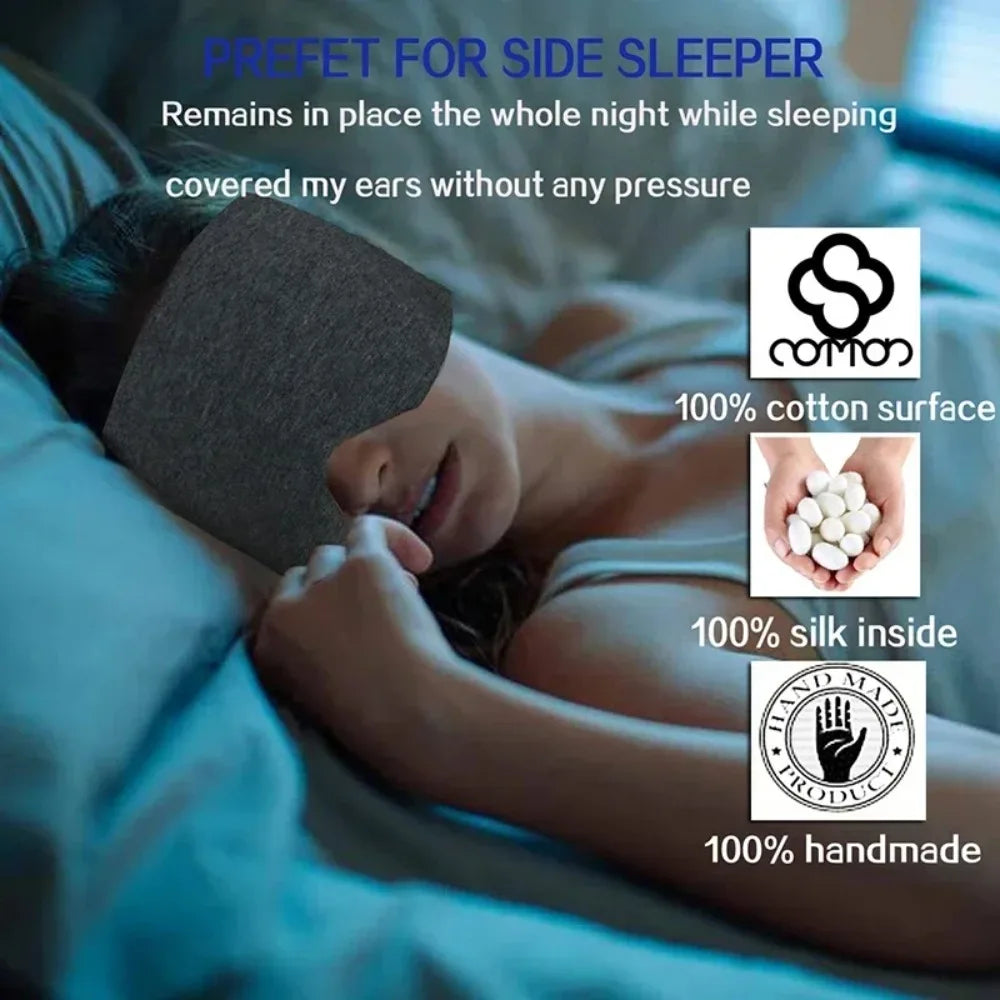 Adjustable Light Blocking Sleep Eye Mask Nylon For Travel