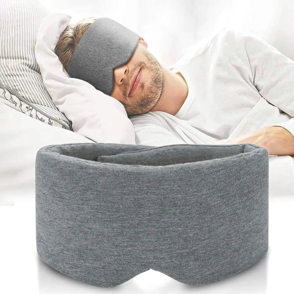 Adjustable Light Blocking Sleep Eye Mask Nylon For Travel
