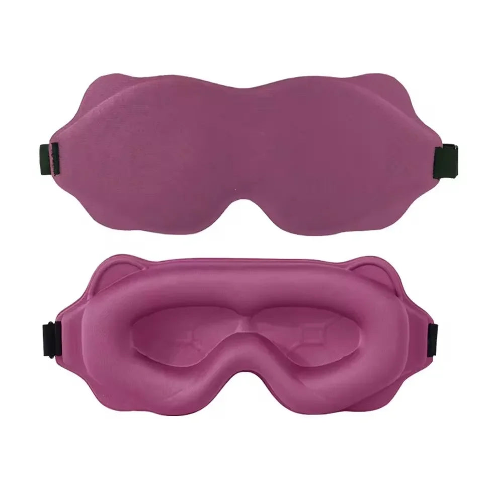 3D Contoured Sleeping Mask Light Blocking Eye Cover For Travel