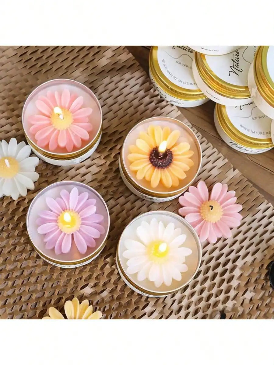 Little Iron Jar Chamomile Scented Soy Wax Aromatherapy Candle