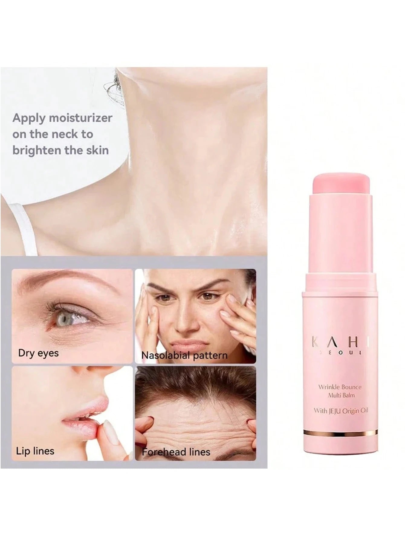 Wrinkle Bounce Anti Aging Multi Balm Stick Hydrating Facial Moisturizer