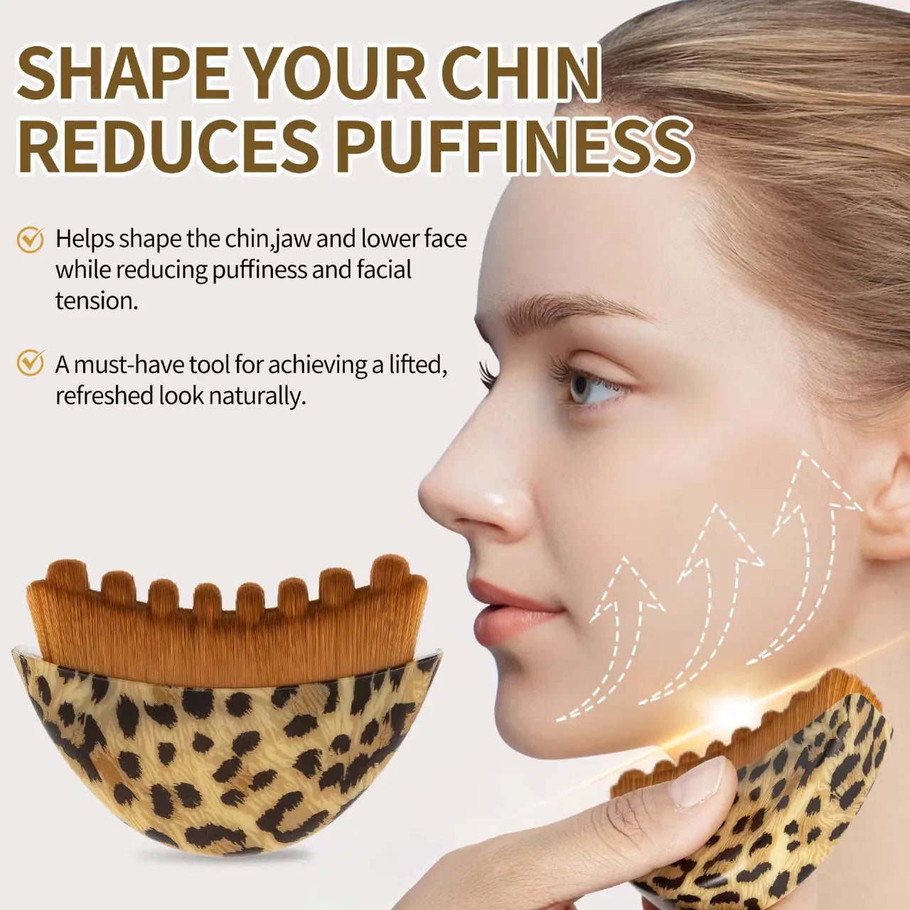 Facial Massage Brush With Storage Box For Lymphatic Contouring