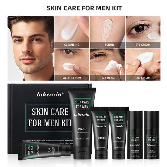 Ibccncndc Men Deep Cleansing Face Wash And Moisturizer Kit