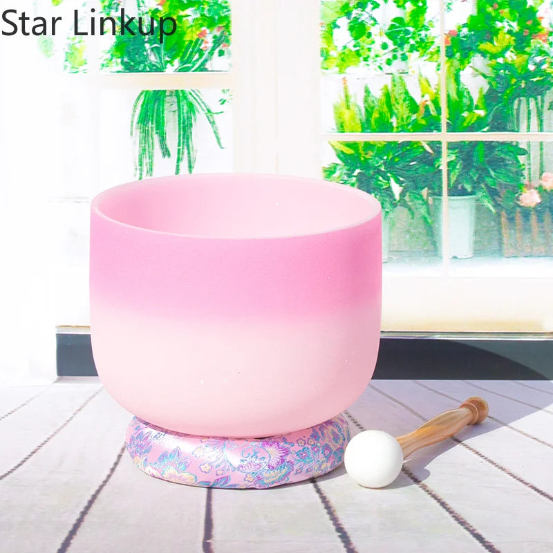Crystal Singing Bowls Set for Meditation and Sound Healing