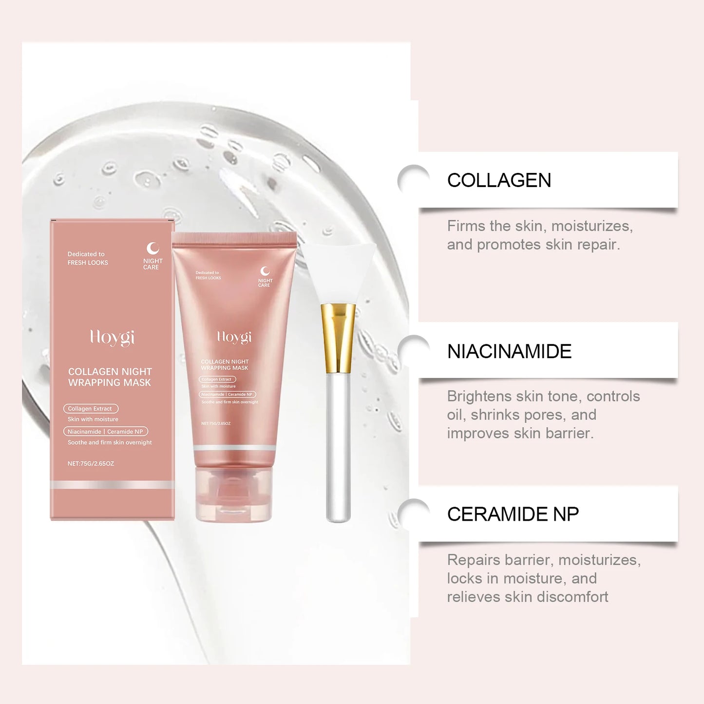 Collagen Peel Off Mask With Niacinamide And Ceramides