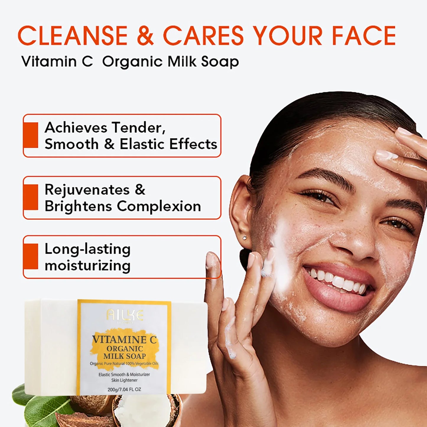 KylieFit Vitamin C Face Cleanser With Rose Oil And Collagen