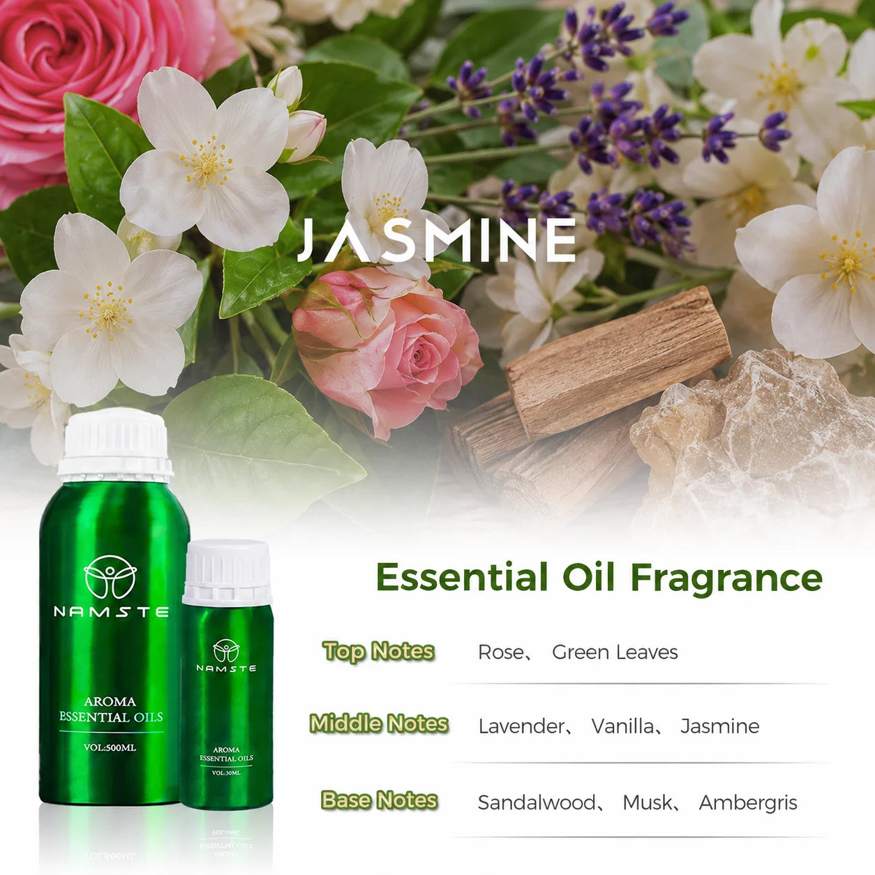 Namste Jasmine Room Fragrance Oil For Hotel And Home Diffusers