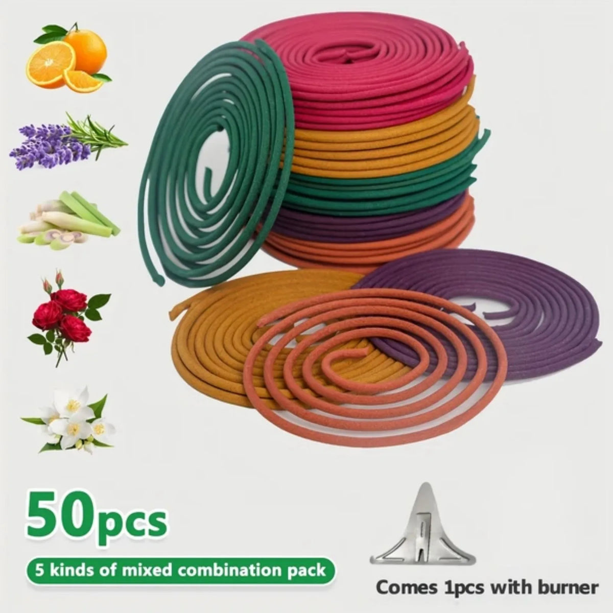 Aromatherapy Spiral Incense Coils For Yoga Meditation And Relaxation