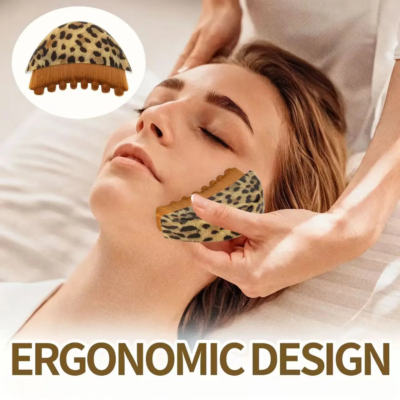 Facial Massage Brush With Storage Box For Lymphatic Contouring