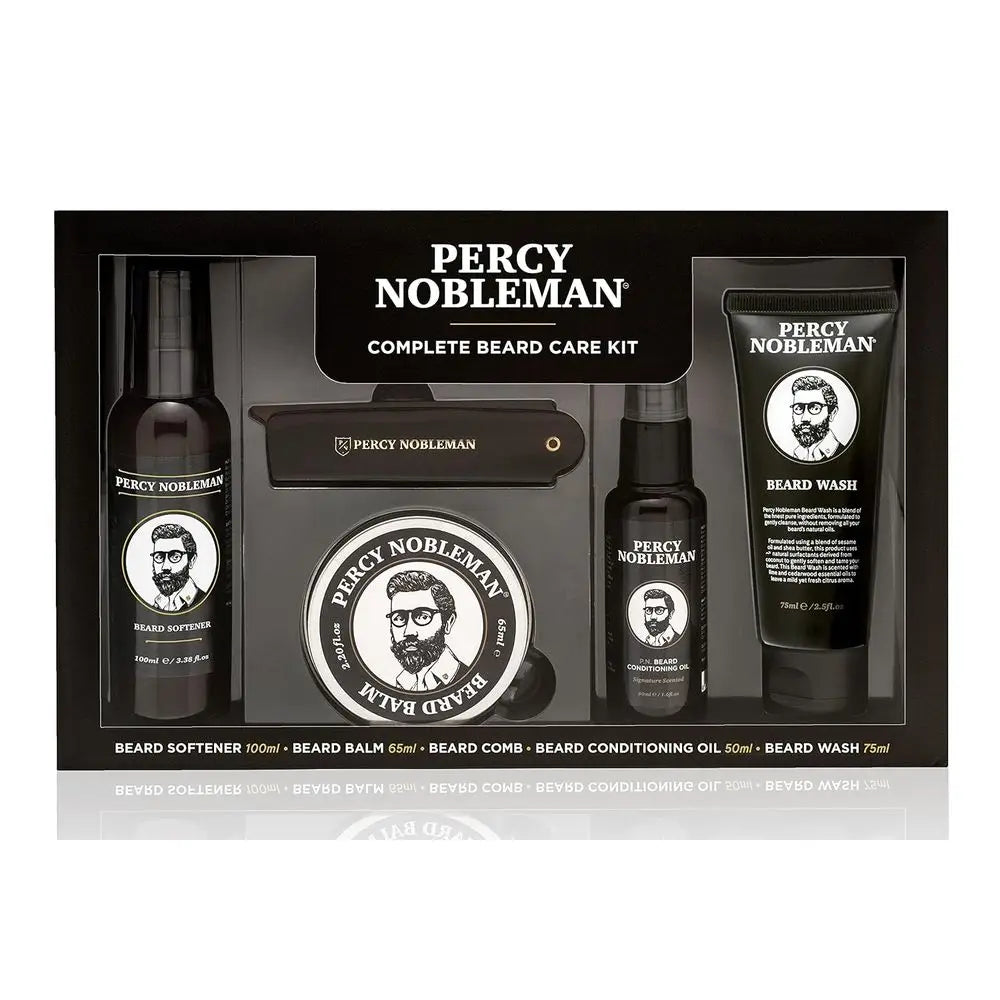 Ultimate Beard Care Kit Softening Oil Balm Wash And Comb