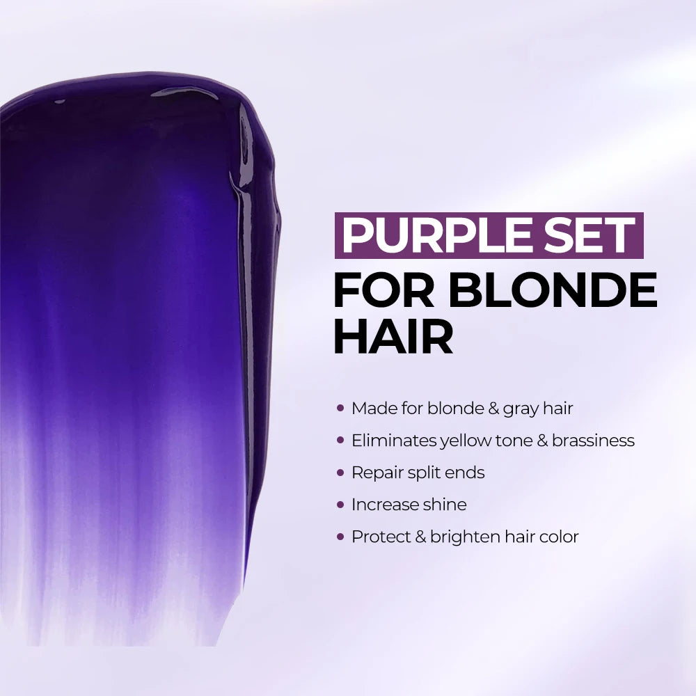 Karseell Hair Mask And Shampoo Neutralizes Brass Tones