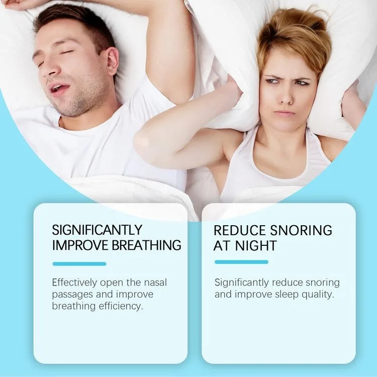 Reusable Magnetic Nasal Strips Anti Snore Breathing Aid